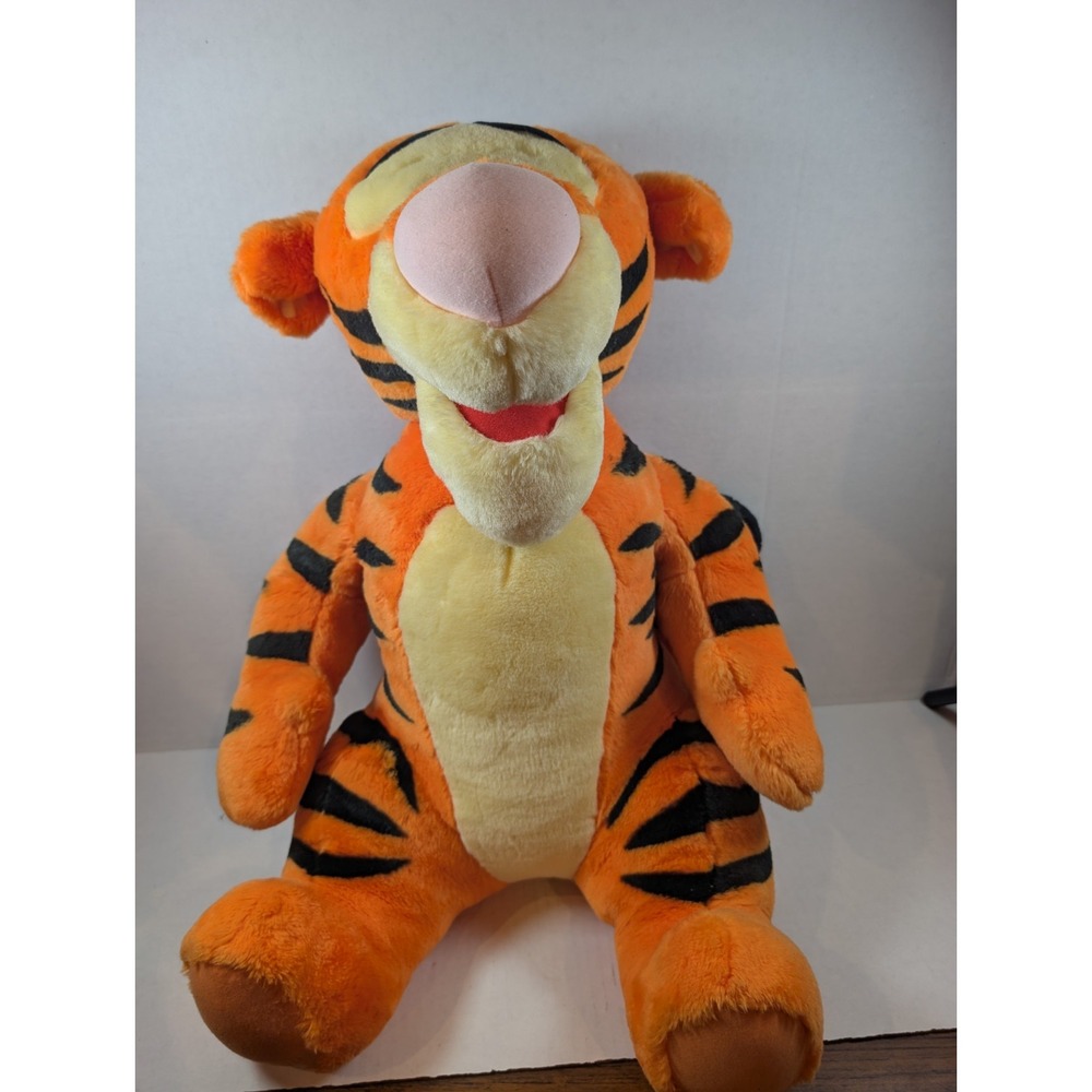 Vintage 1990s Disney Tigger Plush Mattel Arco Toys 16" Winnie The Pooh
